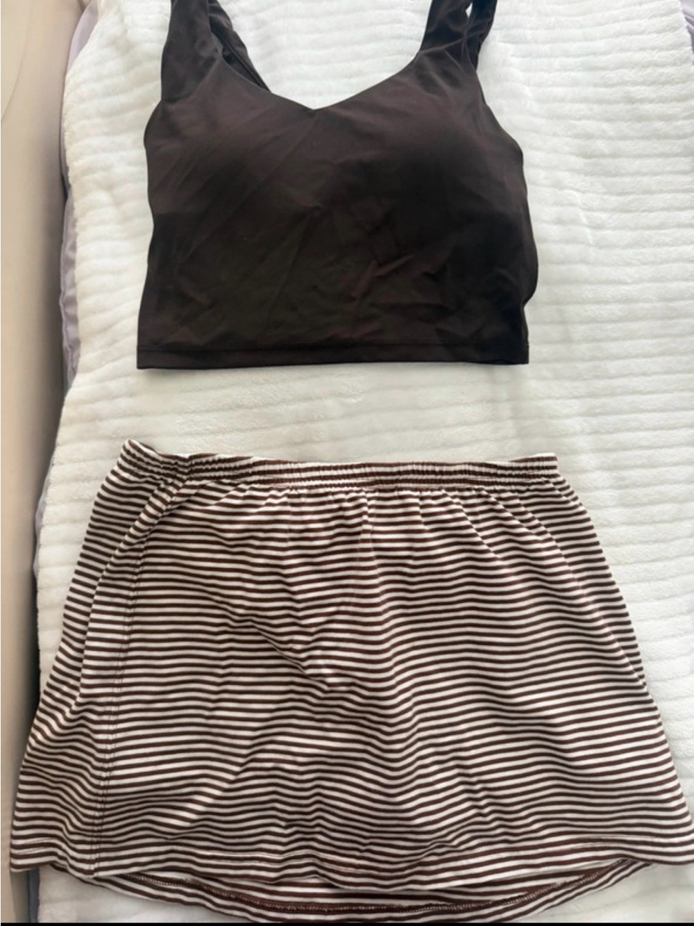 aerie Brown Strappy Tank Top